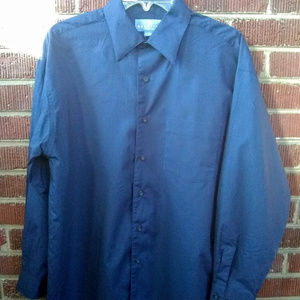 Kenneth Cole Reaction Blue Dress Shirt